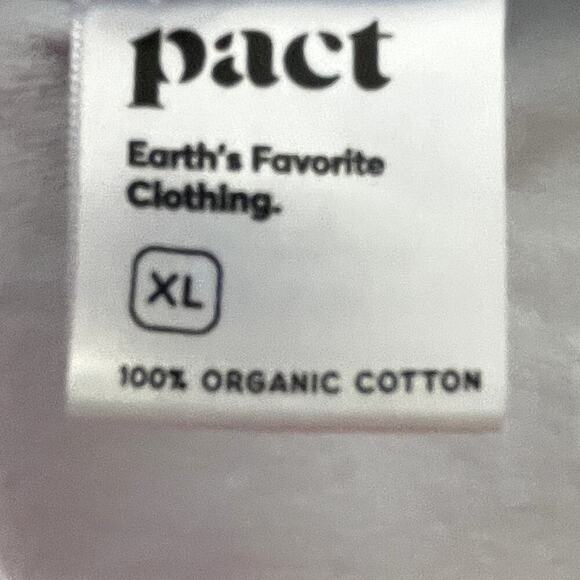 PACT SLEEVELESS SHIRT DRESS ORGANIC COTTON SIZE XL - Picture 8 of 8